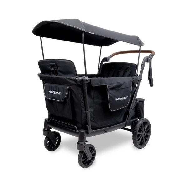 Wonderfold L4 Kinderwagen Black (4 Sitzer)