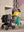 Bugaboo Donkey 5 Twin Gestell (Schwarz) / Stoff (Mitternachtsschwarz) / Dach (Mitternachtsschwarz)