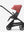 Bugaboo Dragonfly Black/Grau Meliert/Morning Red