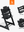 Stokke Tripp Trapp Black + Baby Set