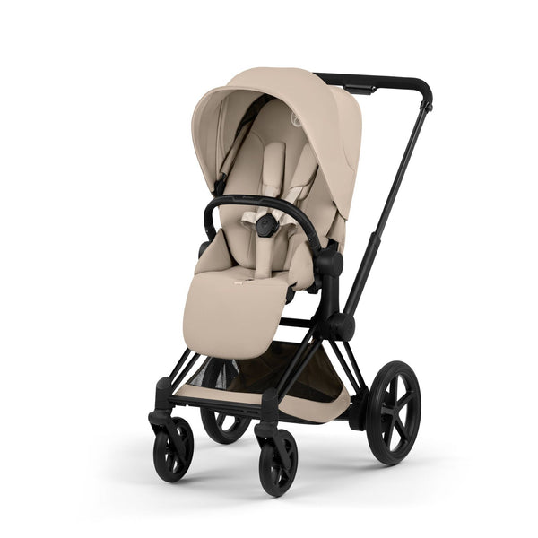 Cybex E-Priam 5.0 Comfort Black / Cozy Beige