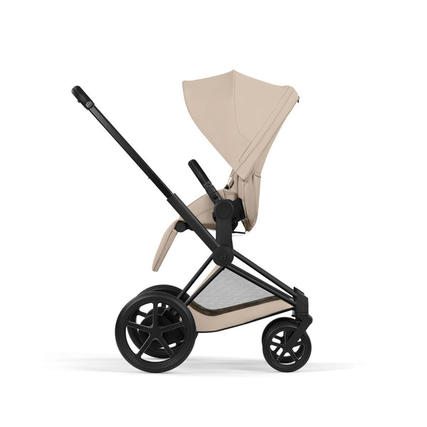 Cybex E-Priam 5.0 Comfort Black / Cozy Beige