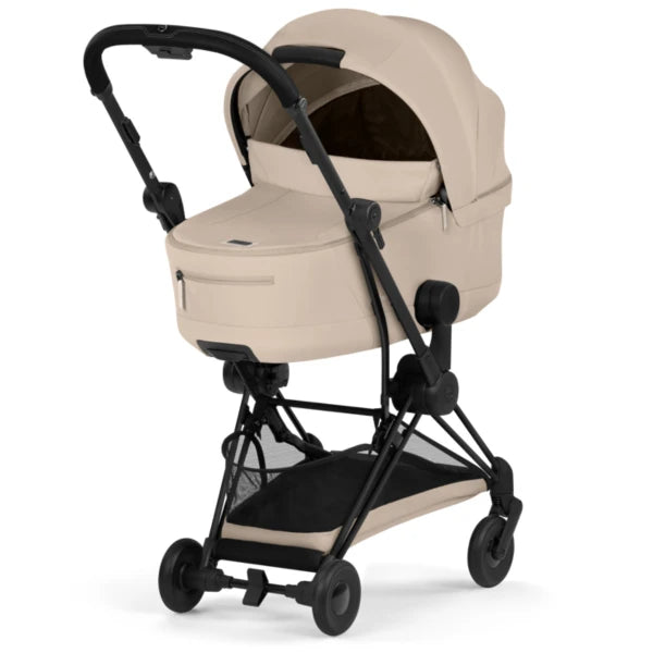 Cybex Coya mit faltbarer Babywanne - Matt Black / Cosy Beige