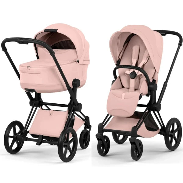 Cybex Priam 5 Style - Matt Black/Peach Pink