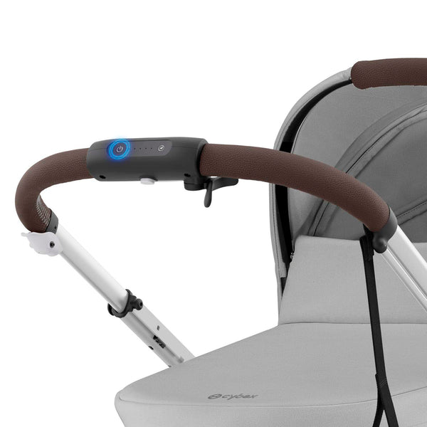 Cybex e-Gazelle S (Silbernen Rahmen) Stone Grey + Wanne