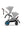 Cybex e-Gazelle S (Silbernen Rahmen) Stone Grey + Wanne