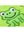 Kapuzenbadetuch Frosch grün 75x75 cm