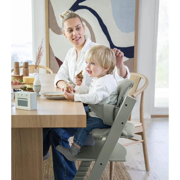 Stokke Tripp Trapp Glacier Green + Baby Set gratis