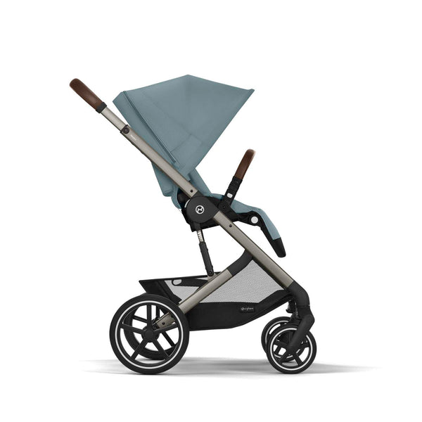 Cybex Balios S Lux Set Stormy Blue (Gestell Taupe)