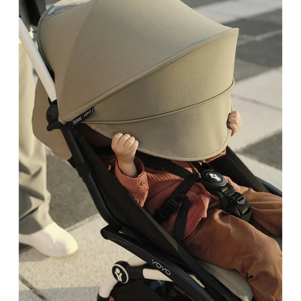 Stokke® YOYO³ Black / Olive + Babyzen Cot Olive